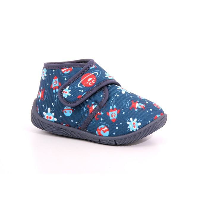 Pantofola Strappi Chicco Bambino Blu  Scarpe 620 - 068114