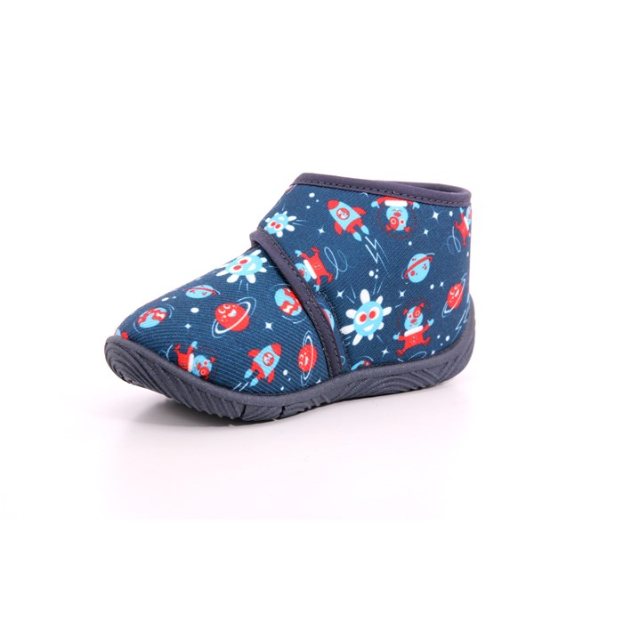 Pantofola Strappi Chicco Bambino Blu  Scarpe 620 - 068114