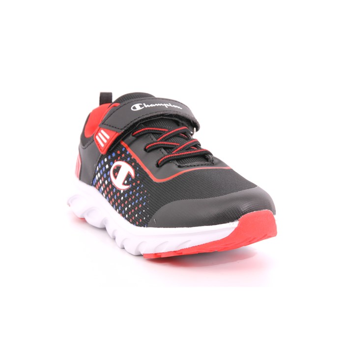 Scarpa Strappi + Elastico Champion Bambino Nero  Scarpe 897 - S32467