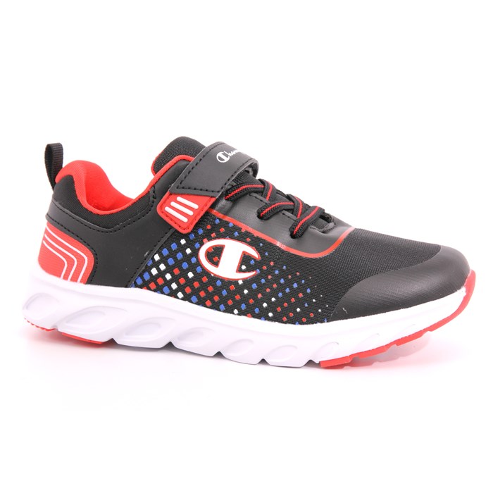 Scarpa Strappi + Elastico Champion Bambino Nero  Scarpe 897 - S32467