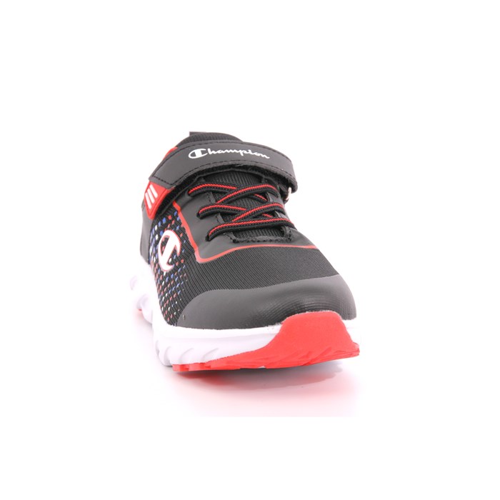 Scarpa Strappi + Elastico Champion Bambino Nero  Scarpe 897 - S32467