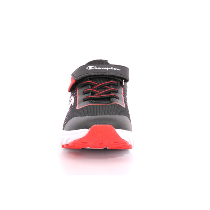 Scarpa Strappi + Elastico Champion Bambino Nero  Scarpe 898 - S32466