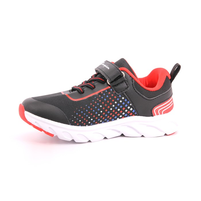 Scarpa Strappi + Elastico Champion Bambino Nero  Scarpe 898 - S32466