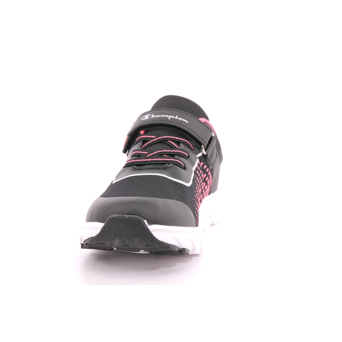 Scarpa Strappi + Elastico Champion Bambina Nero  Scarpe 901 - S32556