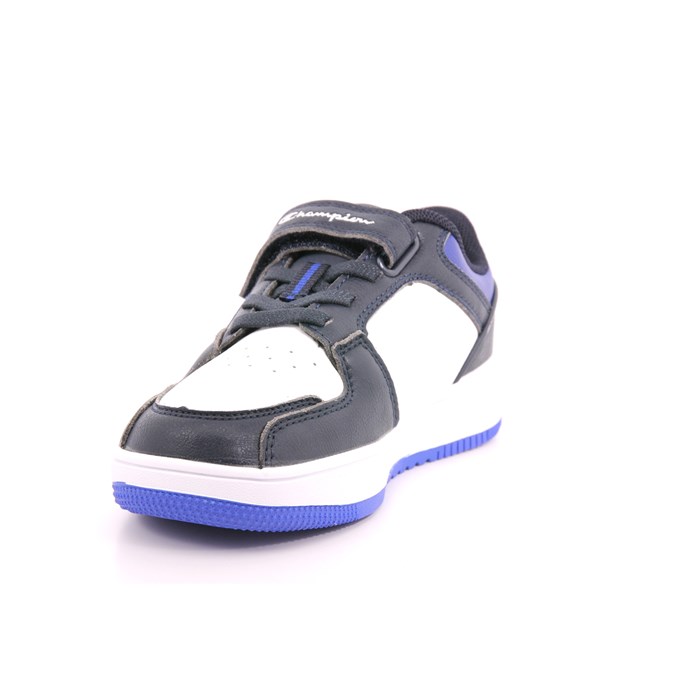 Scarpa Strappi + Elastico Champion Bambino Bianco / Blu  Scarpe 905 - S32414