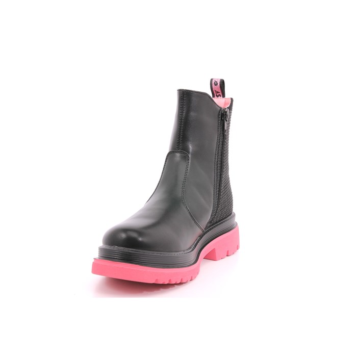 Stivaletto Asso Bambina Nero  Scarpe 512 - AG13842A