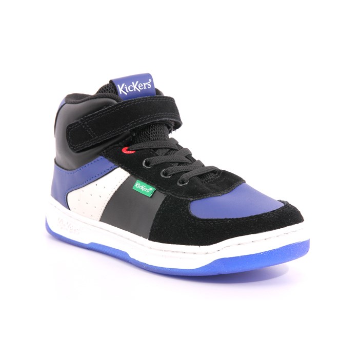 Scarpa Strappi + Elastico Kickers Bambino Nero  Scarpe 33 - 910872