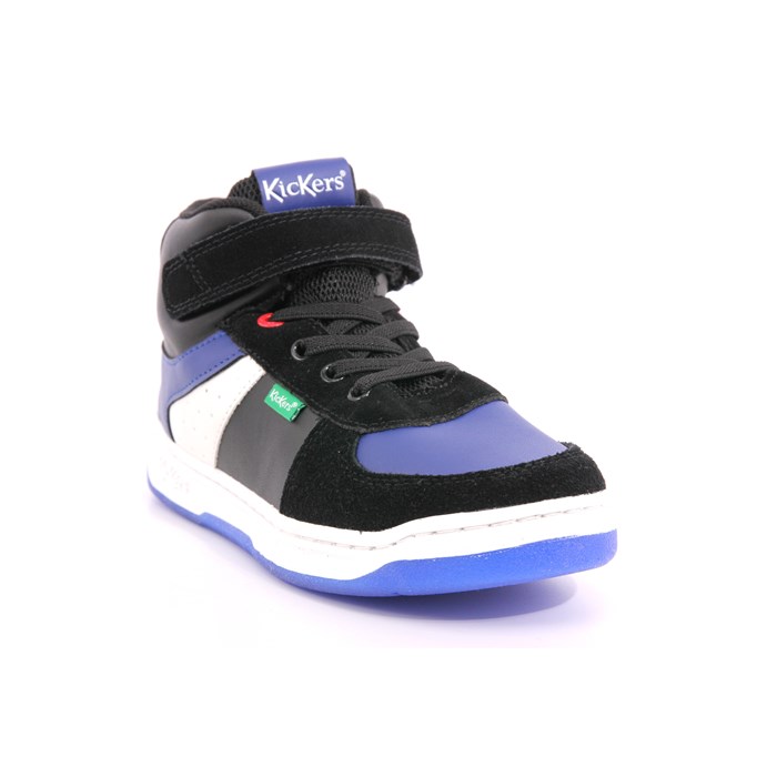 Scarpa Strappi + Elastico Kickers Bambino Nero  Scarpe 33 - 910872