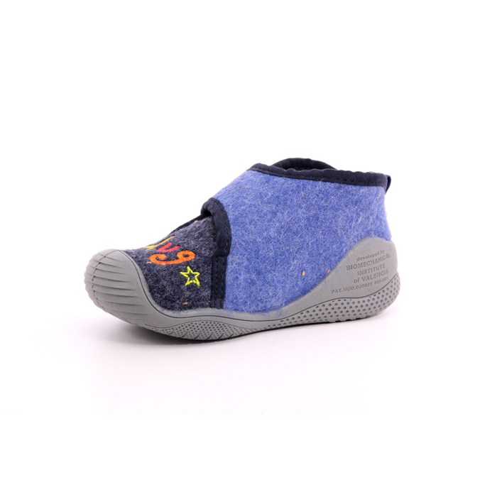 Pantofola Strappi Biomecanics Bambino Blu  Scarpe 138 - 221292-A