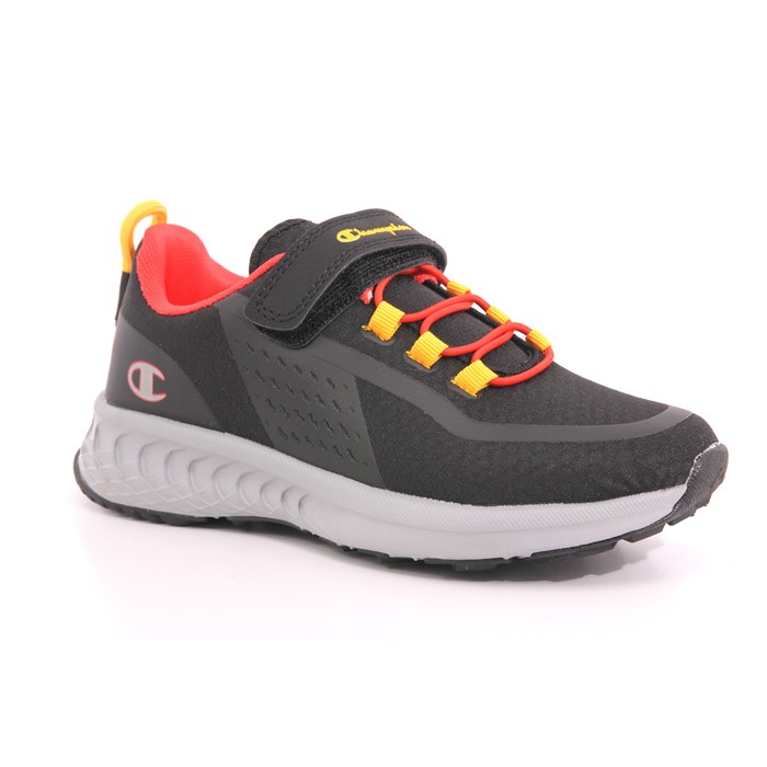 Scarpa Strappi + Elastico Champion Bambino Nero  Scarpe 915 - S32613