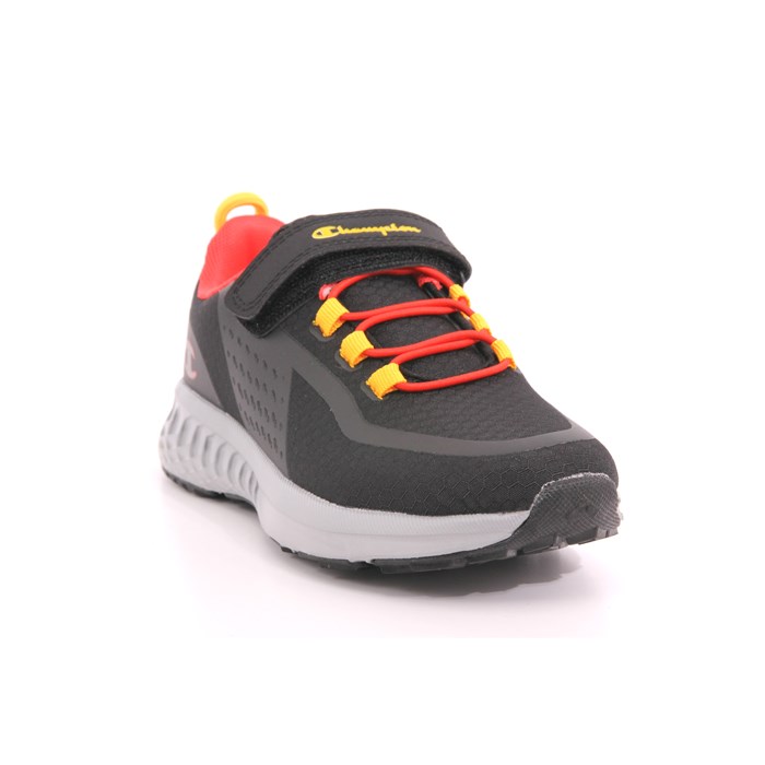 Scarpa Strappi + Elastico Champion Bambino Nero  Scarpe 915 - S32613