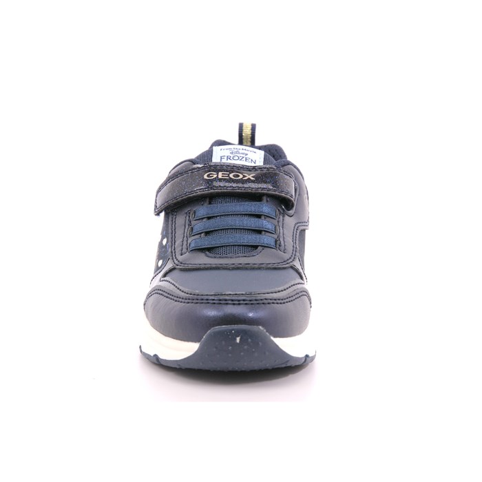 Scarpa Strappi + Elastico Geox Bambina Blu  Scarpe 464 - J268VD