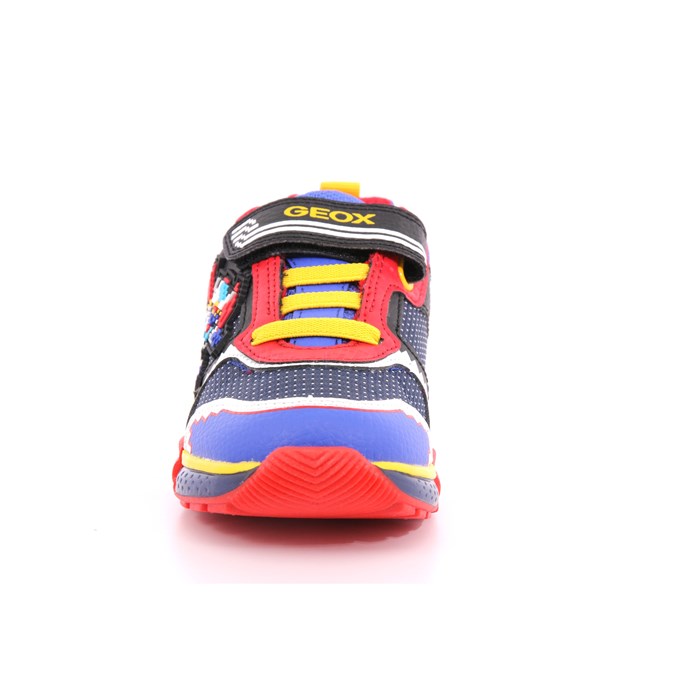 Scarpa Strappi + Elastico Geox Bambino Azzurro  Scarpe 466 - J26FEA