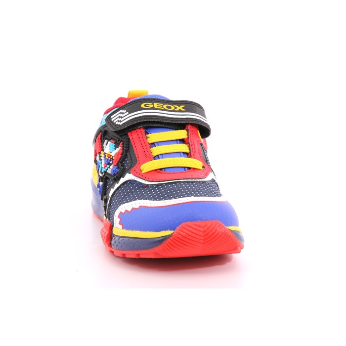 Scarpa Strappi + Elastico Geox Bambino Azzurro  Scarpe 466 - J26FEA