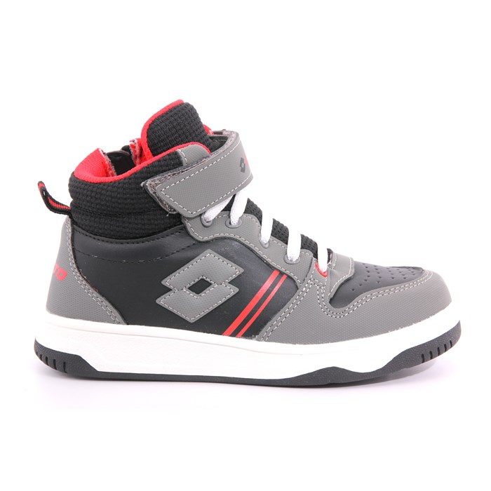 Scarpa Strappi + Elastico Lotto Bambino Nero  Scarpe 201 - 218154