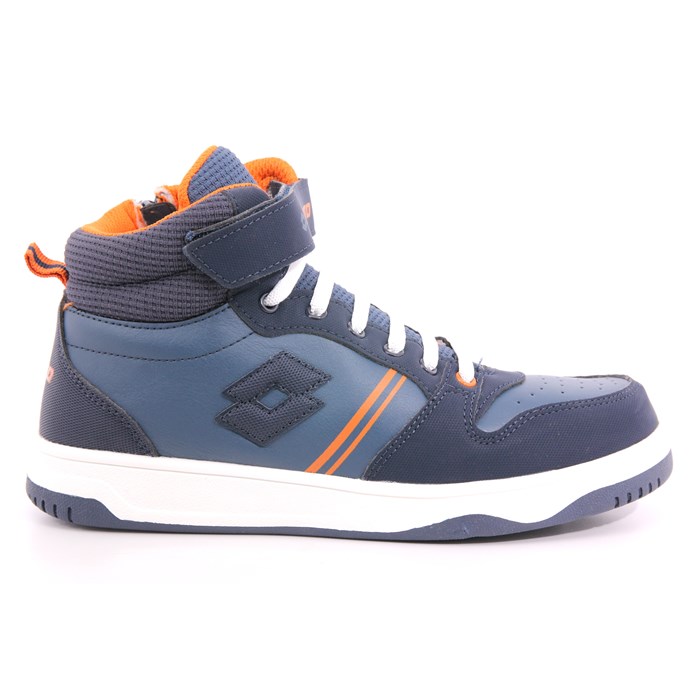 Scarpa Strappi + Elastico Lotto Bambino Blu  Scarpe 202 - 218154