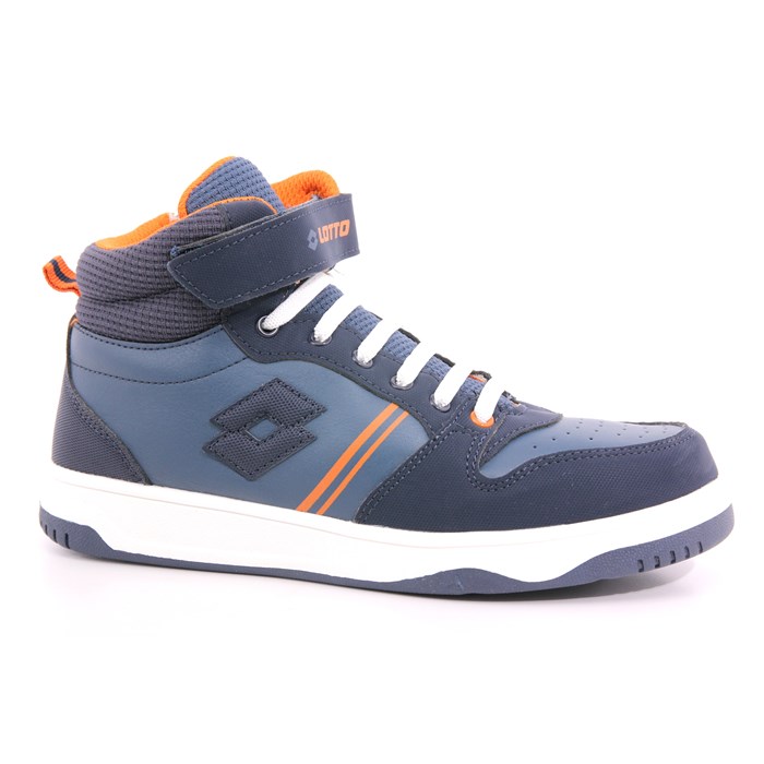 Scarpa Strappi + Elastico Lotto Bambino Blu  Scarpe 202 - 218154