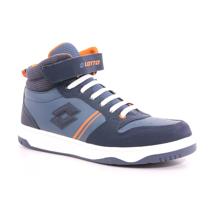 Scarpa Strappi + Elastico Lotto Bambino Blu  Scarpe 202 - 218154