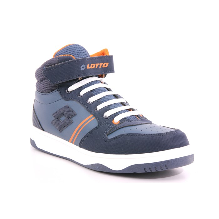 Scarpa Strappi + Elastico Lotto Bambino Blu  Scarpe 202 - 218154