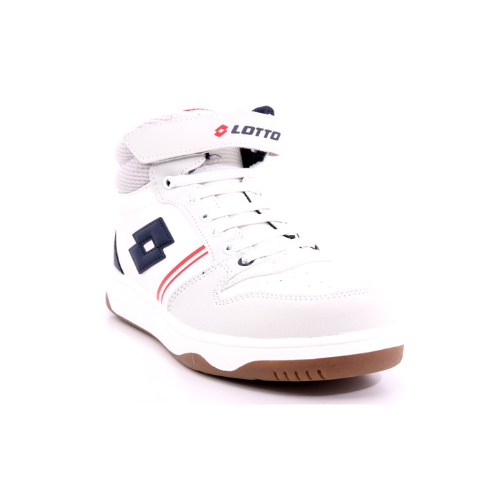 Scarpa Strappi + Elastico Lotto Bambino Bianco  Scarpe 203 - 218154