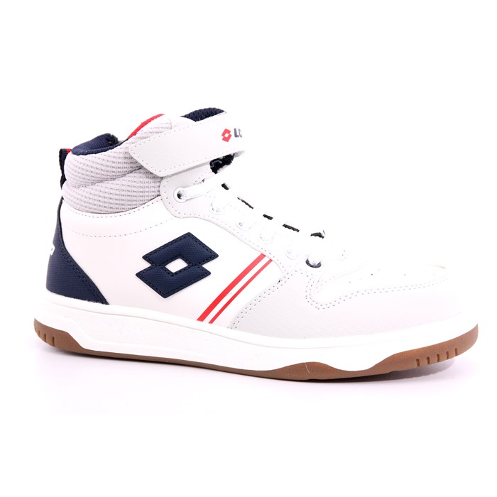 Scarpa Strappi + Elastico Lotto Bambino Bianco  Scarpe 203 - 218154