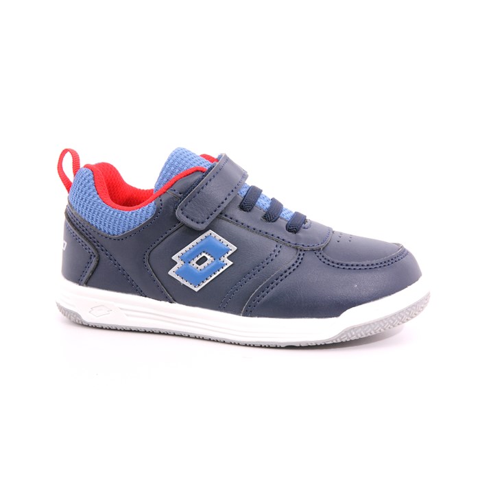 Scarpa Strappi + Elastico Lotto Bambino Blu  Scarpe 208 - 218204