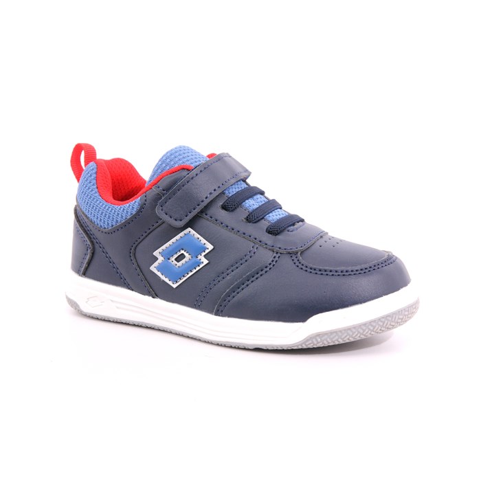 Scarpa Strappi + Elastico Lotto Bambino Blu  Scarpe 208 - 218204