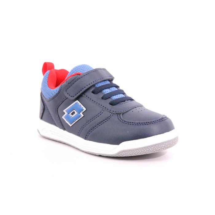 Scarpa Strappi + Elastico Lotto Bambino Blu  Scarpe 208 - 218204