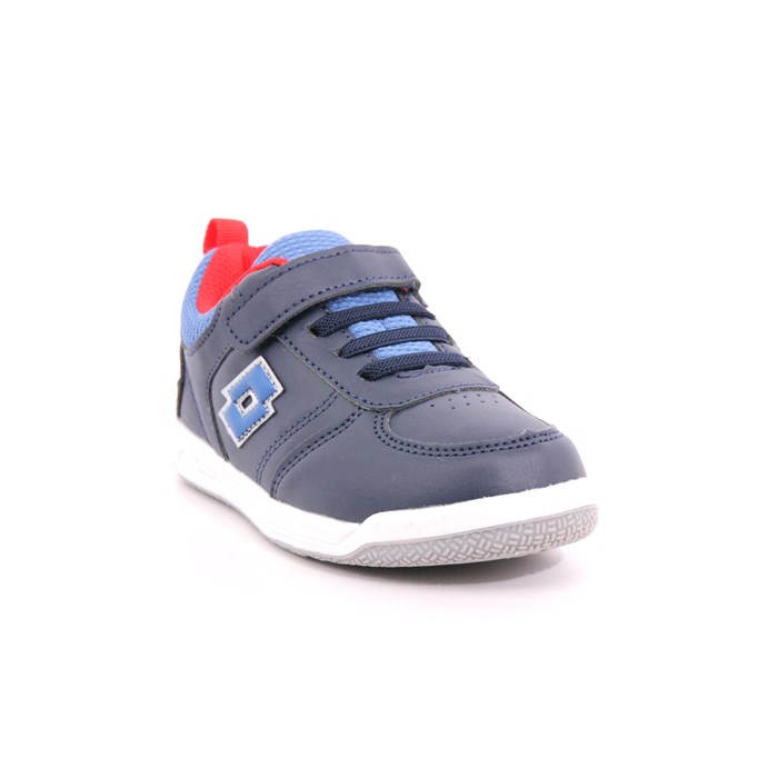 Scarpa Strappi + Elastico Lotto Bambino Blu  Scarpe 208 - 218204