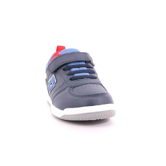 Scarpa Strappi + Elastico Lotto Bambino Blu  Scarpe 208 - 218204