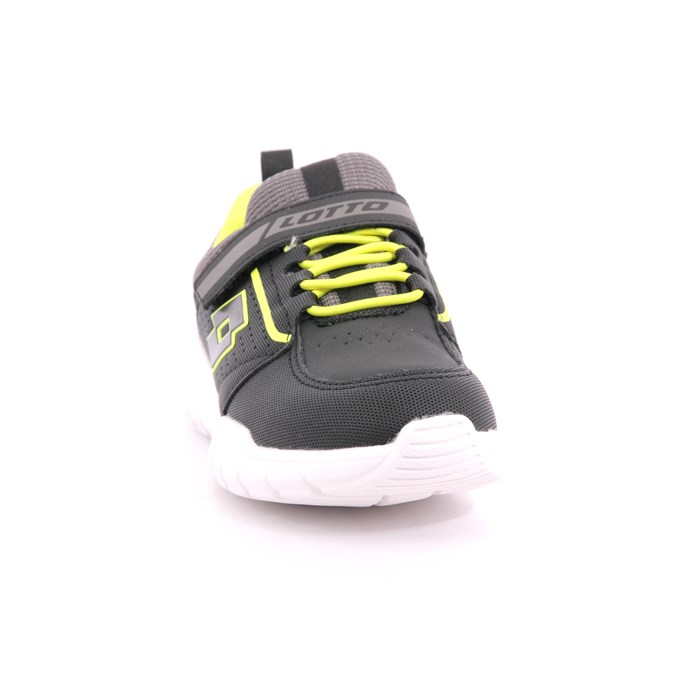 Scarpa Strappi + Elastico Lotto Bambino Nero  Scarpe 209 - 218185