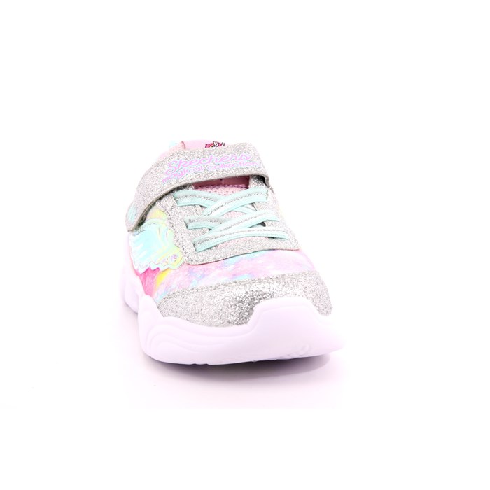 Scarpa Strappi + Elastico Skechers Bambina Argento  Scarpe 219 - 302765N