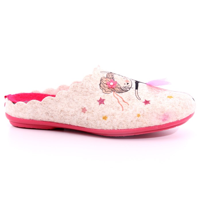 Pantofola Riposella Bambino Beige  Scarpe 26 - 4525