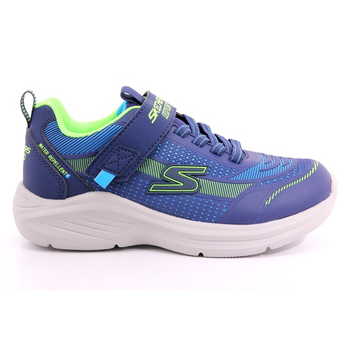 Scarpa Strappi + Elastico Skechers Bambino Azzurro Scarpa Strappi + Elastico Skechers Bambino Azzurro Scarpe 224 - 403861L