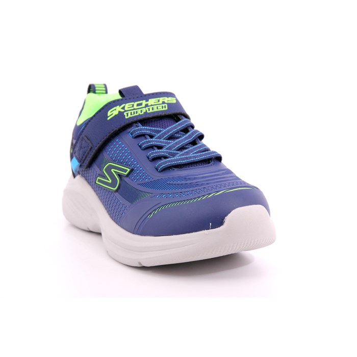 Scarpa Strappi + Elastico Skechers Bambino Azzurro  Scarpe 224 - 403861L
