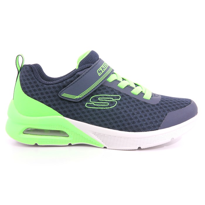 Scarpa Strappi + Elastico Skechers Bambino Verde  Scarpe 228 - 403773L