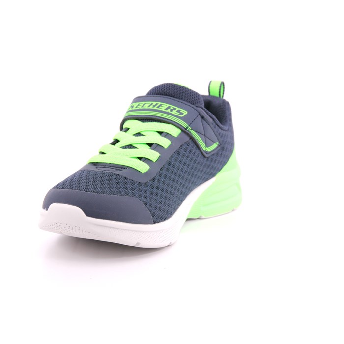 Scarpa Strappi + Elastico Skechers Bambino Verde  Scarpe 228 - 403773L