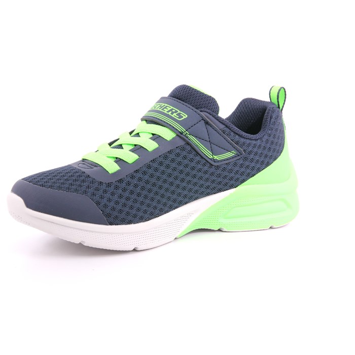 Scarpa Strappi + Elastico Skechers Bambino Verde  Scarpe 228 - 403773L