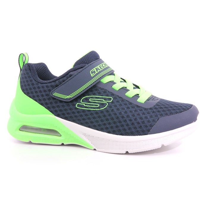 Scarpa Strappi + Elastico Skechers Bambino Verde  Scarpe 228 - 403773L