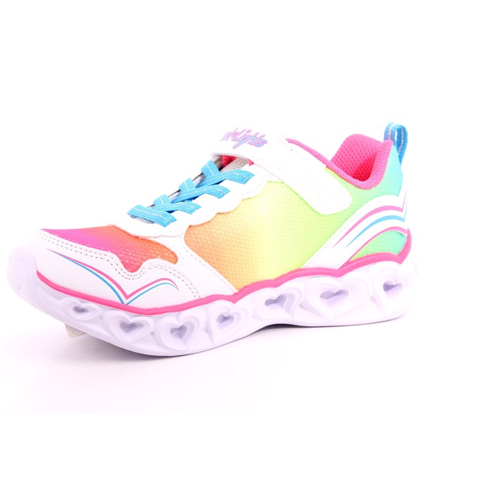 Scarpa Strappi + Elastico Skechers Bambina Bianco  Scarpe 229 - 20294L