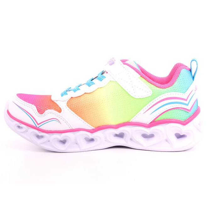 Scarpa Strappi + Elastico Skechers Bambina Bianco  Scarpe 229 - 20294L