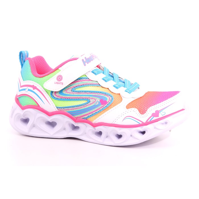 Scarpa Strappi + Elastico Skechers Bambina Bianco  Scarpe 229 - 20294L