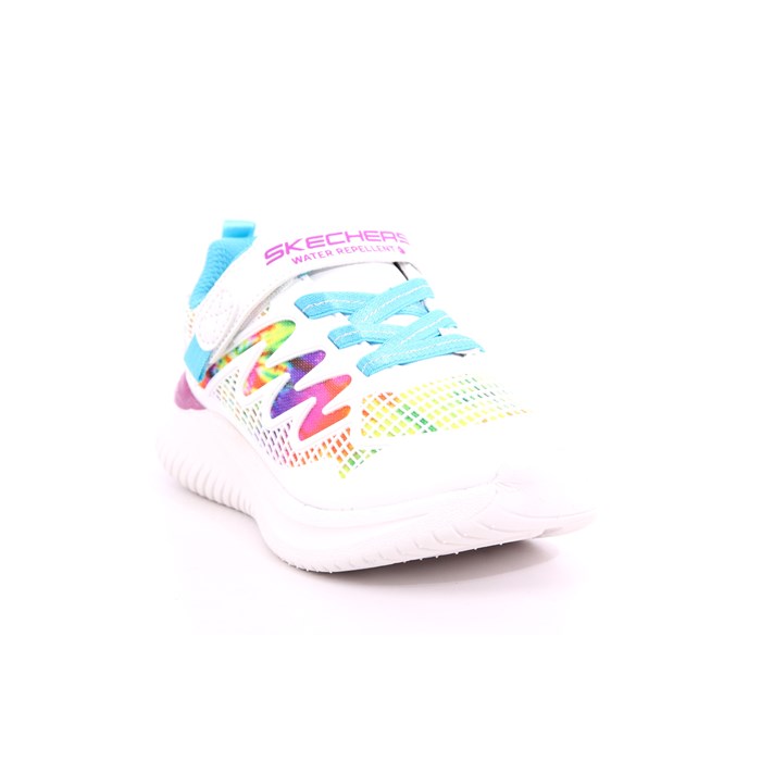 Scarpa Strappi + Elastico Skechers Bambina Bianco  Scarpe 230 - 302434N