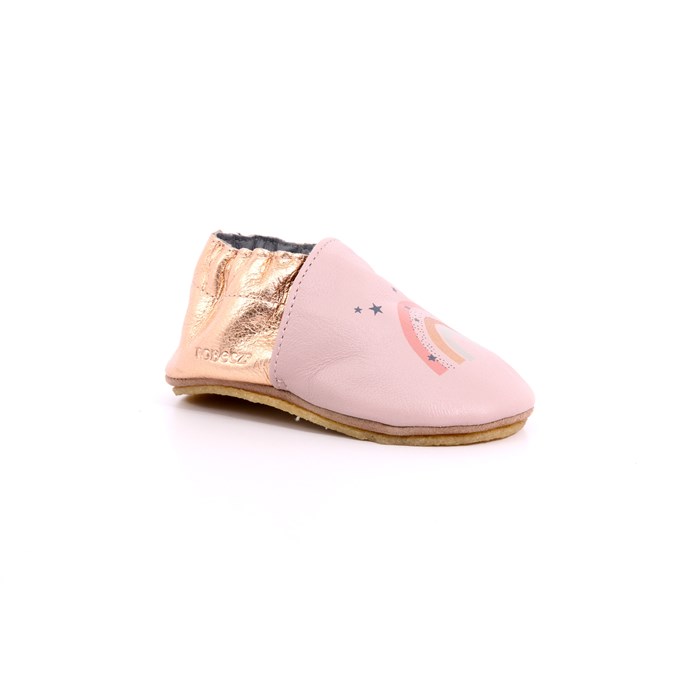 Scarpina Culla Robeez Bambino Rosa  Scarpe 8 - 875110