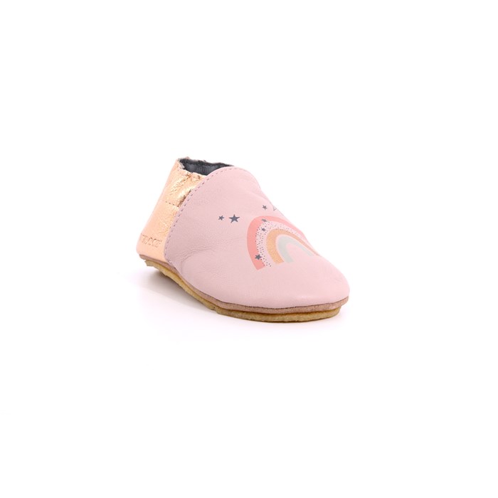 Scarpina Culla Robeez Bambino Rosa  Scarpe 8 - 875110