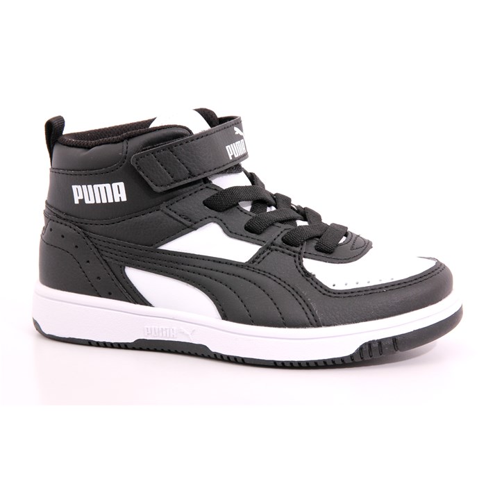 Scarpa Strappi + Elastico Puma Bambino Nero  Scarpe 1090 - 37468801