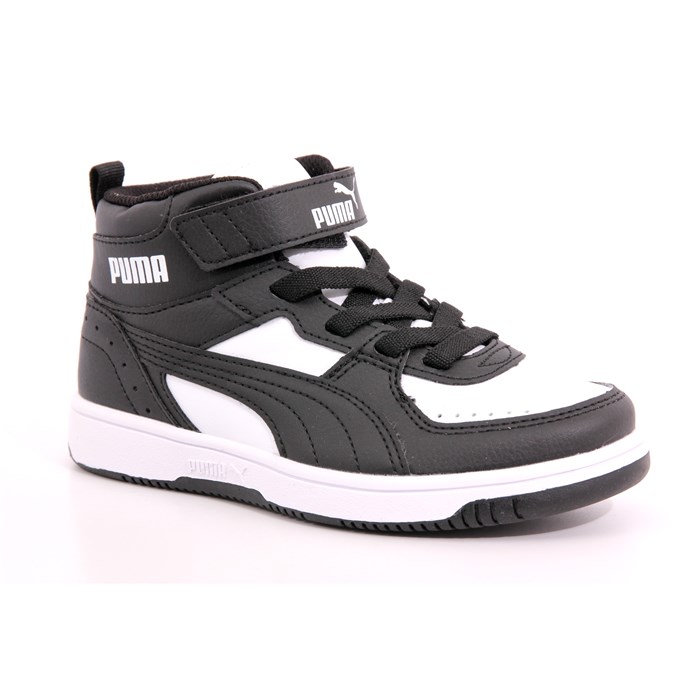 Scarpa Strappi + Elastico Puma Bambino Nero  Scarpe 1090 - 37468801