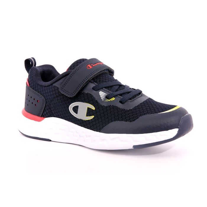 Scarpa Strappi + Elastico Champion Bambino Blu  Scarpe 936 - S32664