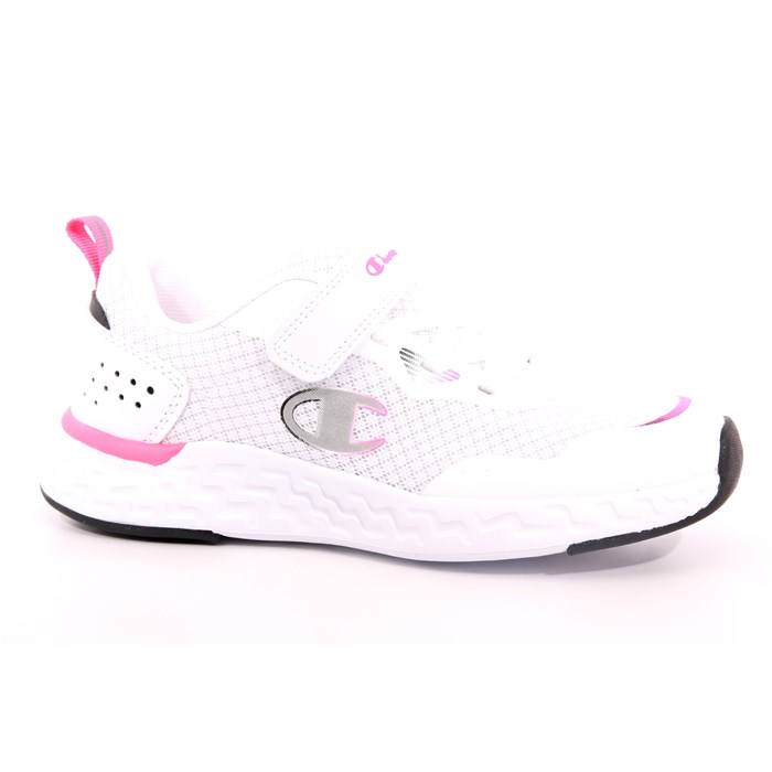 Scarpa Strappi + Elastico Champion Bambino Bianco  Scarpe 937 - S32670