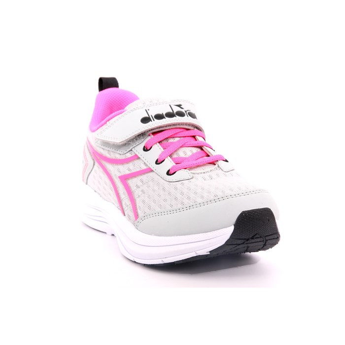 Scarpa Strappi + Elastico Diadora Bambina Argento  Scarpe 398 - 101.179067